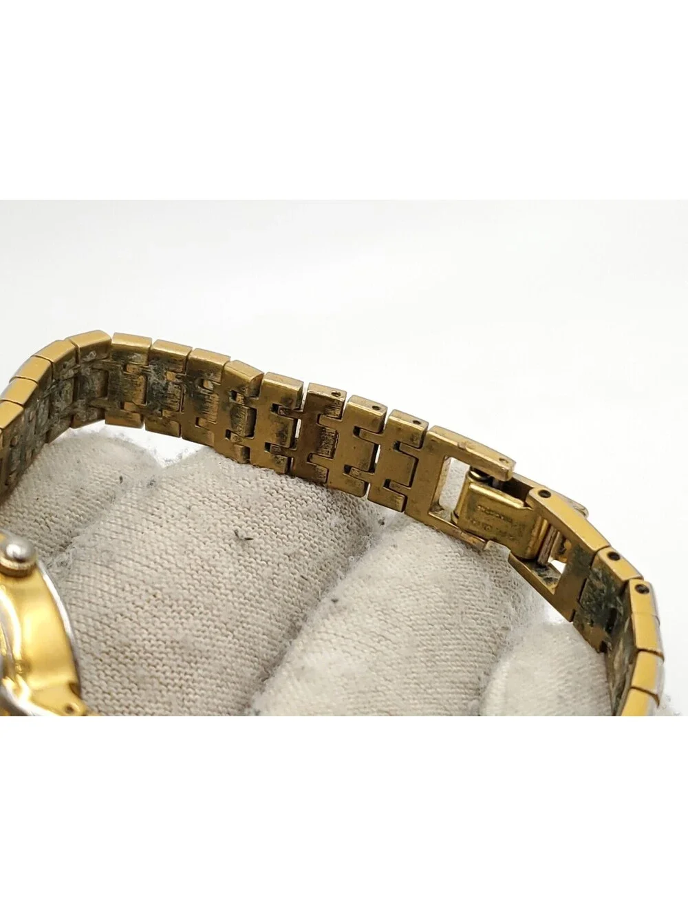 Pulsar Quartz Watch Women New Battery Gold Tone Oval